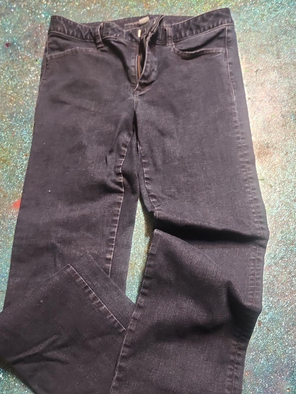 Banana Republic Dark Wash Boot Cut Trousers